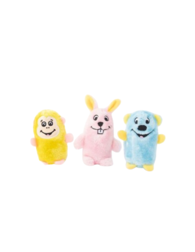 Squeakie Buddies - Bear, Bunny, Monkey