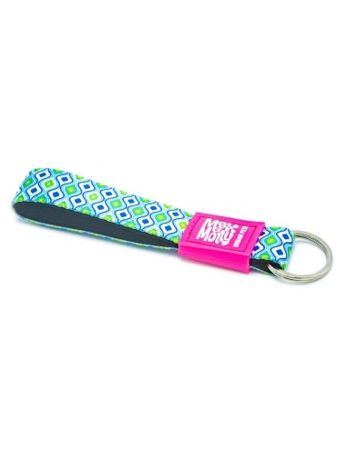 Key Ring - Retro Blue/Tag