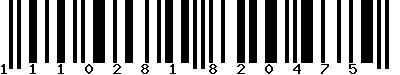 EAN-13 : 1110281820475