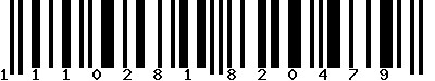 EAN-13 : 1110281820479
