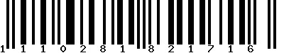 EAN-13 : 1110281821716