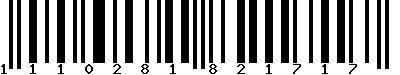 EAN-13 : 1110281821717