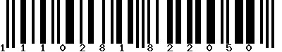 EAN-13 : 1110281822050