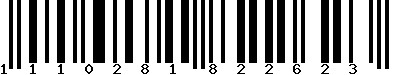 EAN-13 : 1110281822623