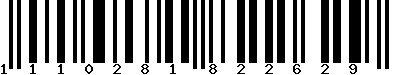 EAN-13 : 1110281822629