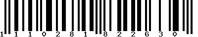 EAN-13 : 1110281822630