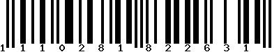 EAN-13 : 1110281822631