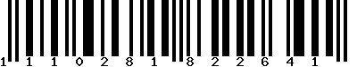 EAN-13 : 1110281822641