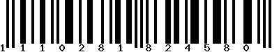 EAN-13 : 1110281824580
