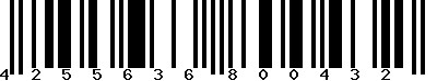 EAN-13 : 4255636800432