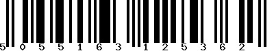 EAN-13 : 5055163125362
