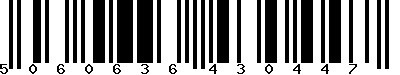 EAN-13 : 5060636430447