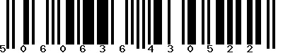 EAN-13 : 5060636430522