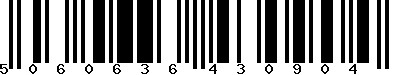 EAN-13 : 5060636430904
