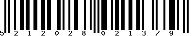 EAN-13 : 5212028021379