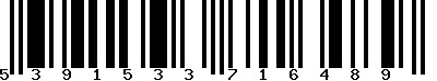 EAN-13 : 5391533716489